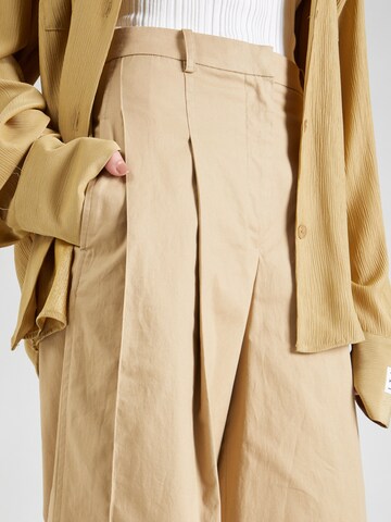 3.1 Phillip Lim Wide leg Bandplooibroek in Groen