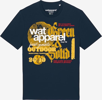 Maglietta di Watapparel in blu: frontale