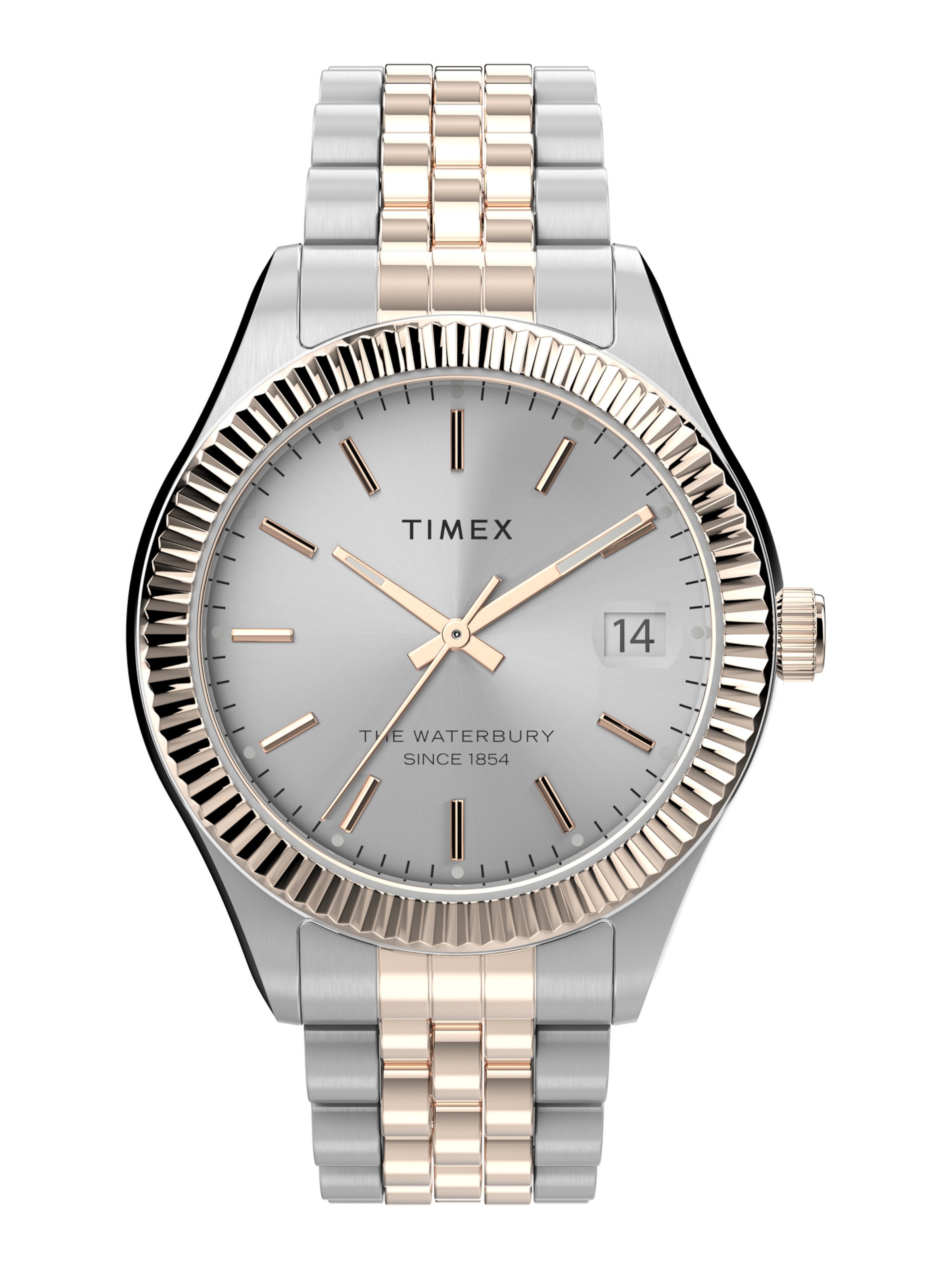 TIMEX Analogt ur 'LEGACY' i sølv: forside