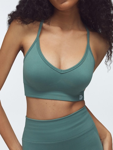 DRILLS Apparel - Bustier Sujetador deportivo 'FLXFLOW X Bra' en verde