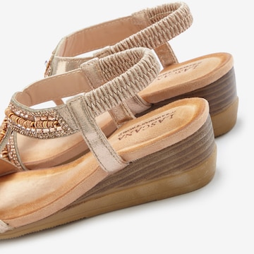 LASCANA - Sandalias en beige