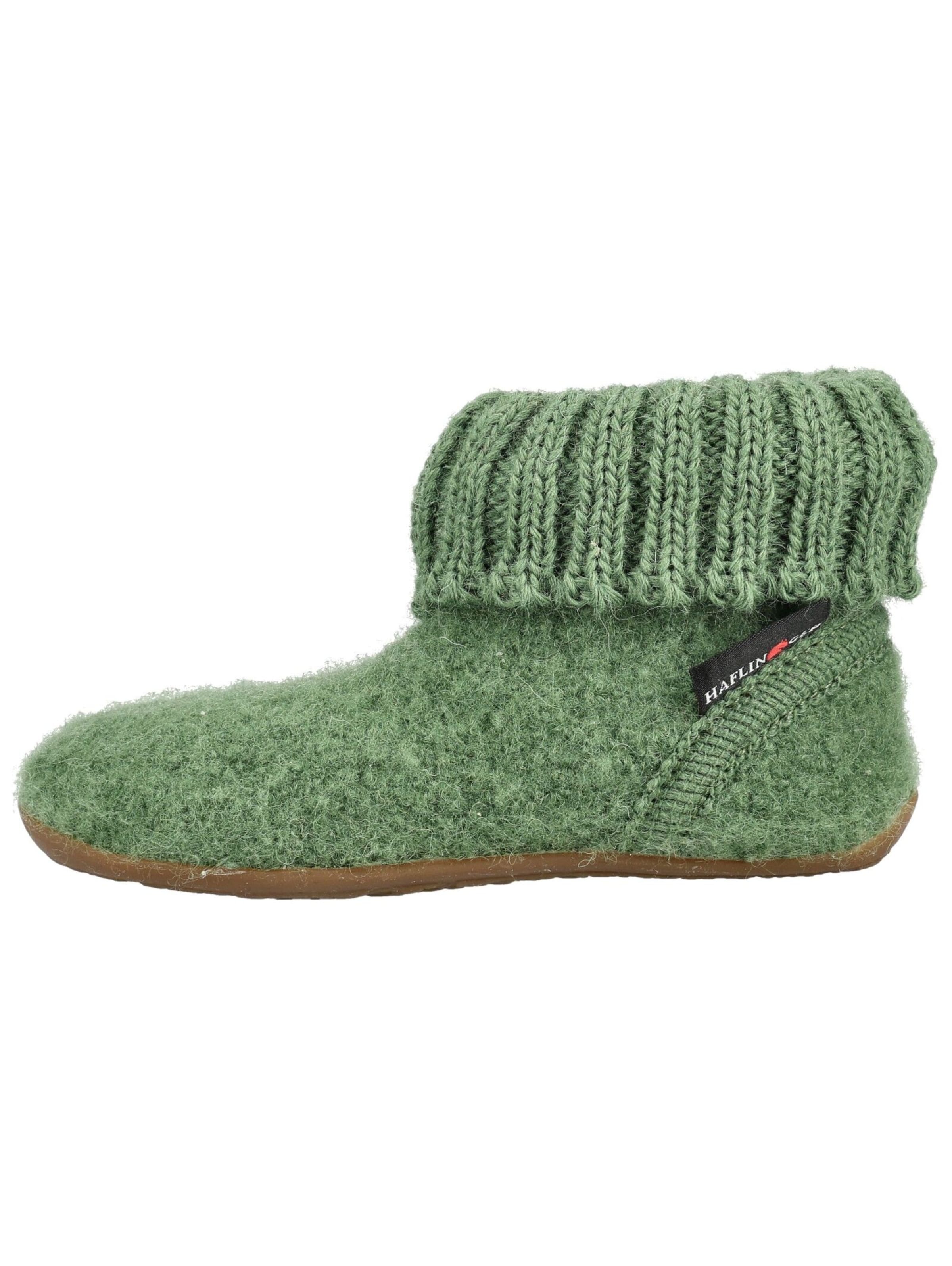 Pantoufle HAFLINGER en vert