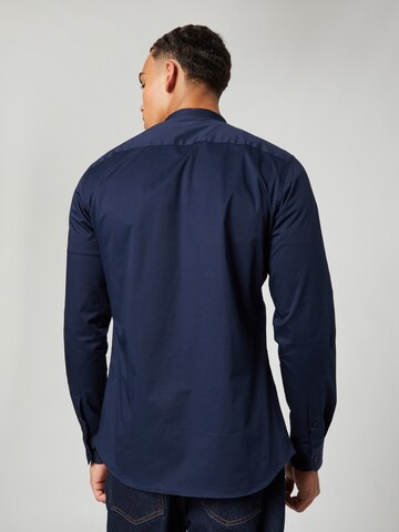 Coupe regular Chemise 'Tristan' Guido Maria Kretschmer Men en bleu