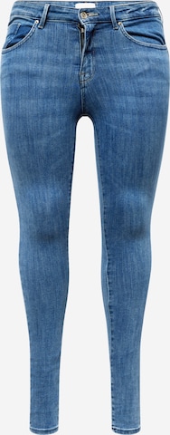 ONLY Carmakoma Skinny Jeans 'Power' in Blauw: voorkant