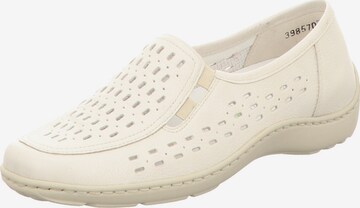 WALDLÄUFER Classic Flats in White: front