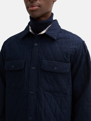 TOM TAILOR Regular Fit Overshirt in Blau