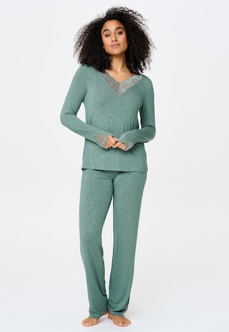LingaDore Pyjama in Grün: Vorderseite