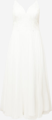 My Mascara Curves Evening Dress in White: front