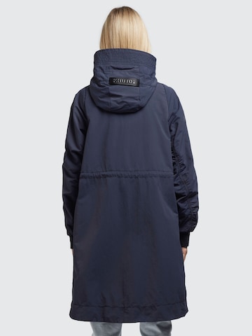 khujo Ανοιξιάτικο και φθινοπωρινό παλτό 'Silica' σε μπλε