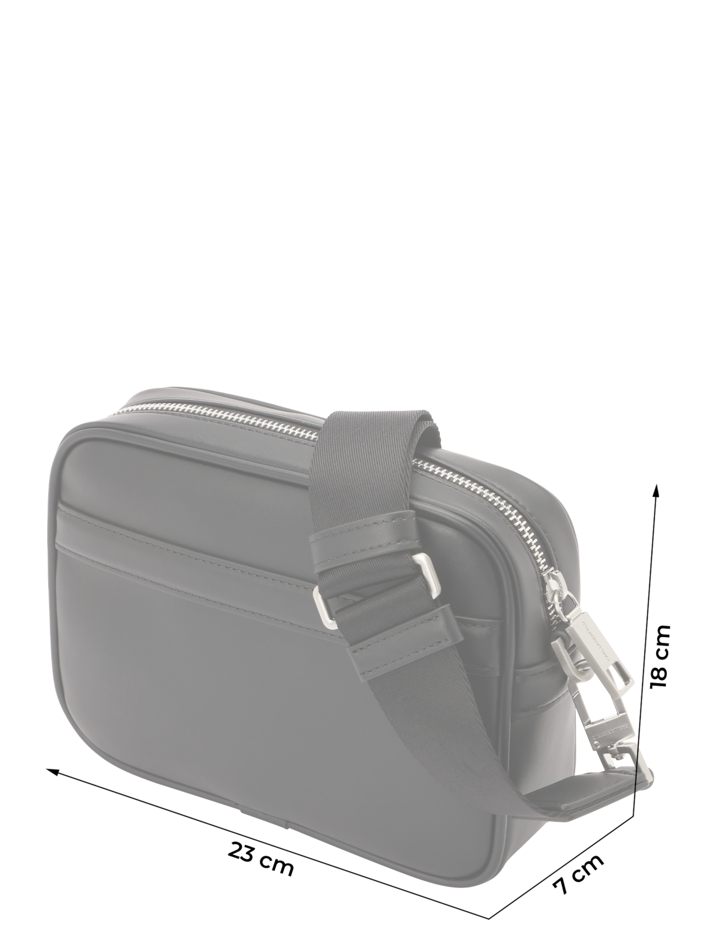 melns Karl Lagerfeld Pleca soma