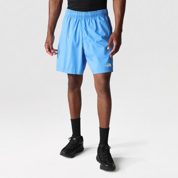 THE NORTH FACE Regular Workout Pants in Blue: front