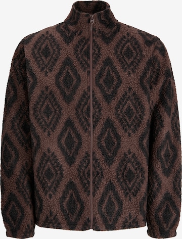 JACK & JONES - Chaqueta polar 'JORSebastian' en marrón: frente