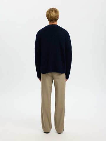 Vestes en maille SELECTED en bleu