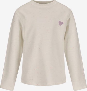 ZigZag Langarmshirt 'Blondie' in Weiß: Vorderseite