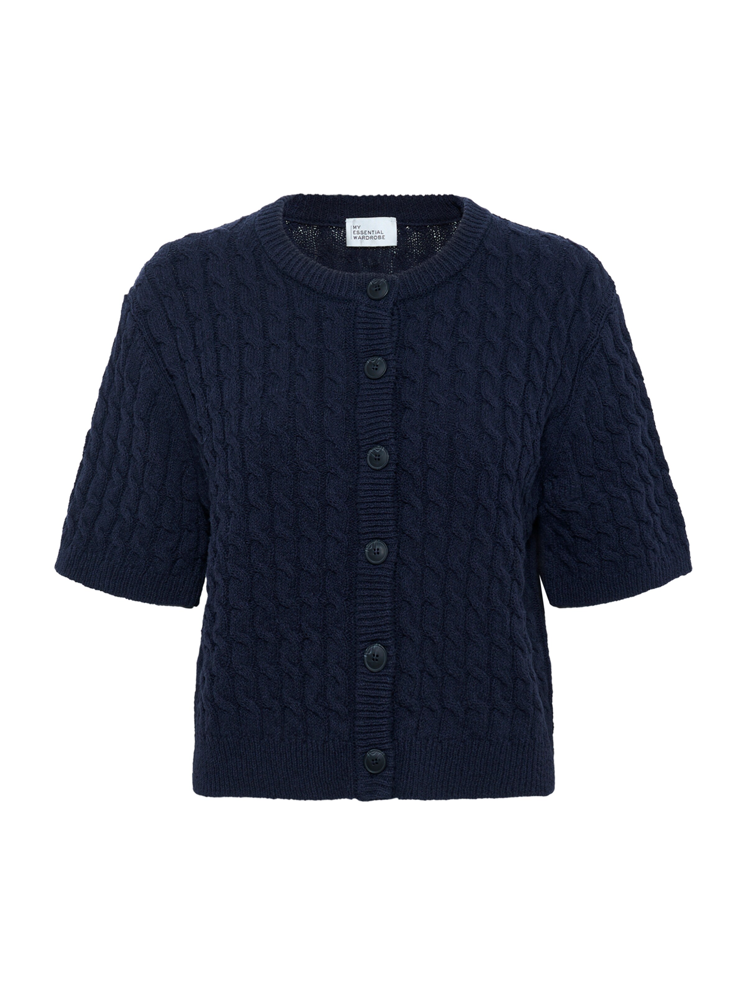 My Essential Wardrobe Πλεκτή ζακέτα 'DivaMW' σε μπλε: μπροστά