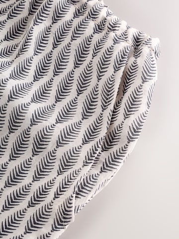 Loosefit Pantalon Next en blanc