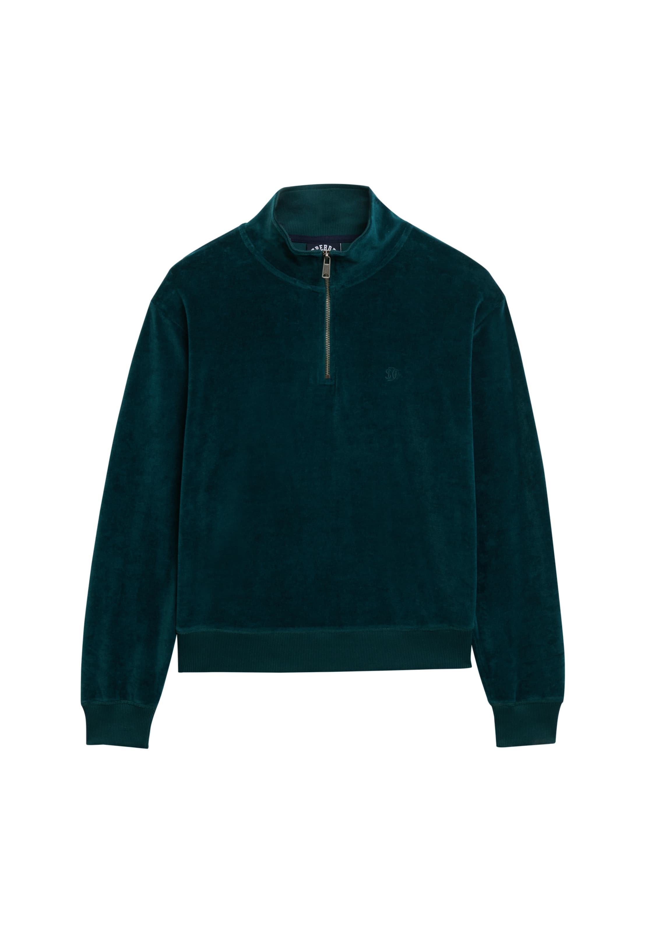Superdry Sweatshirt in Groen: voorkant