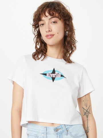 LEVI'S ® T-shirt 'GR Cropped Jordie Tee' i vit: framsida