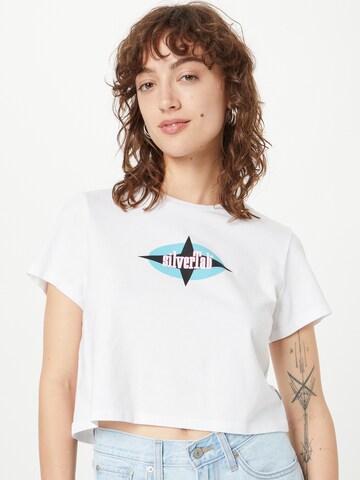 LEVI'S ® Shirt 'GR Cropped Jordie Tee' in White: front