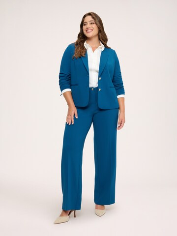 Regular Pantalon Fiorella Rubino en bleu