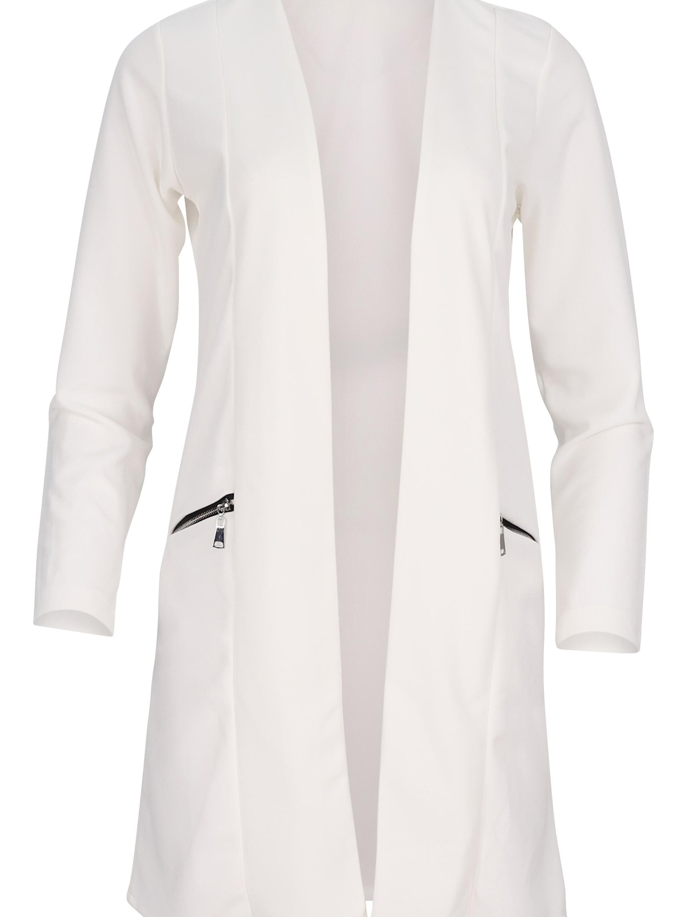 malito more than fashion Blazer in White: front