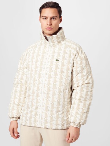 LACOSTE Winterjas in Beige: voorkant