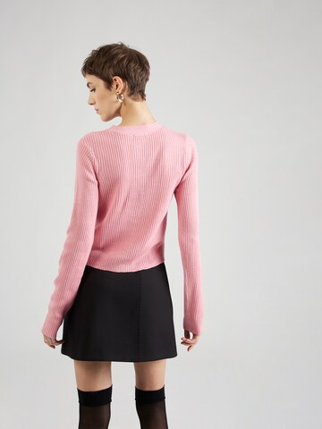 BRAVE SOUL Knit Cardigan in Pink