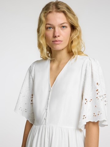 Robe 'SLFDAHLIA' SELECTED FEMME en blanc