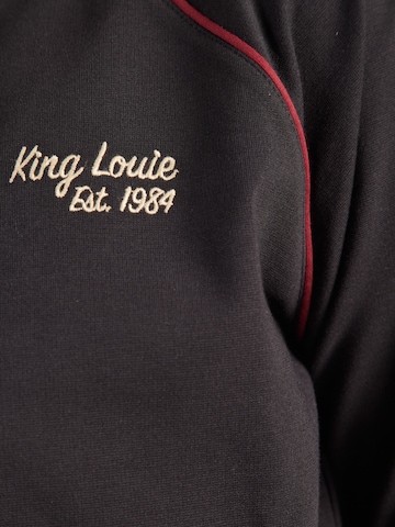 King Louie Zip-Up Hoodie 'Lila Coljack' in Black