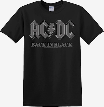 T-Shirt 'AC/DC Back in Black mens t-shirt' AC/DC en noir : devant