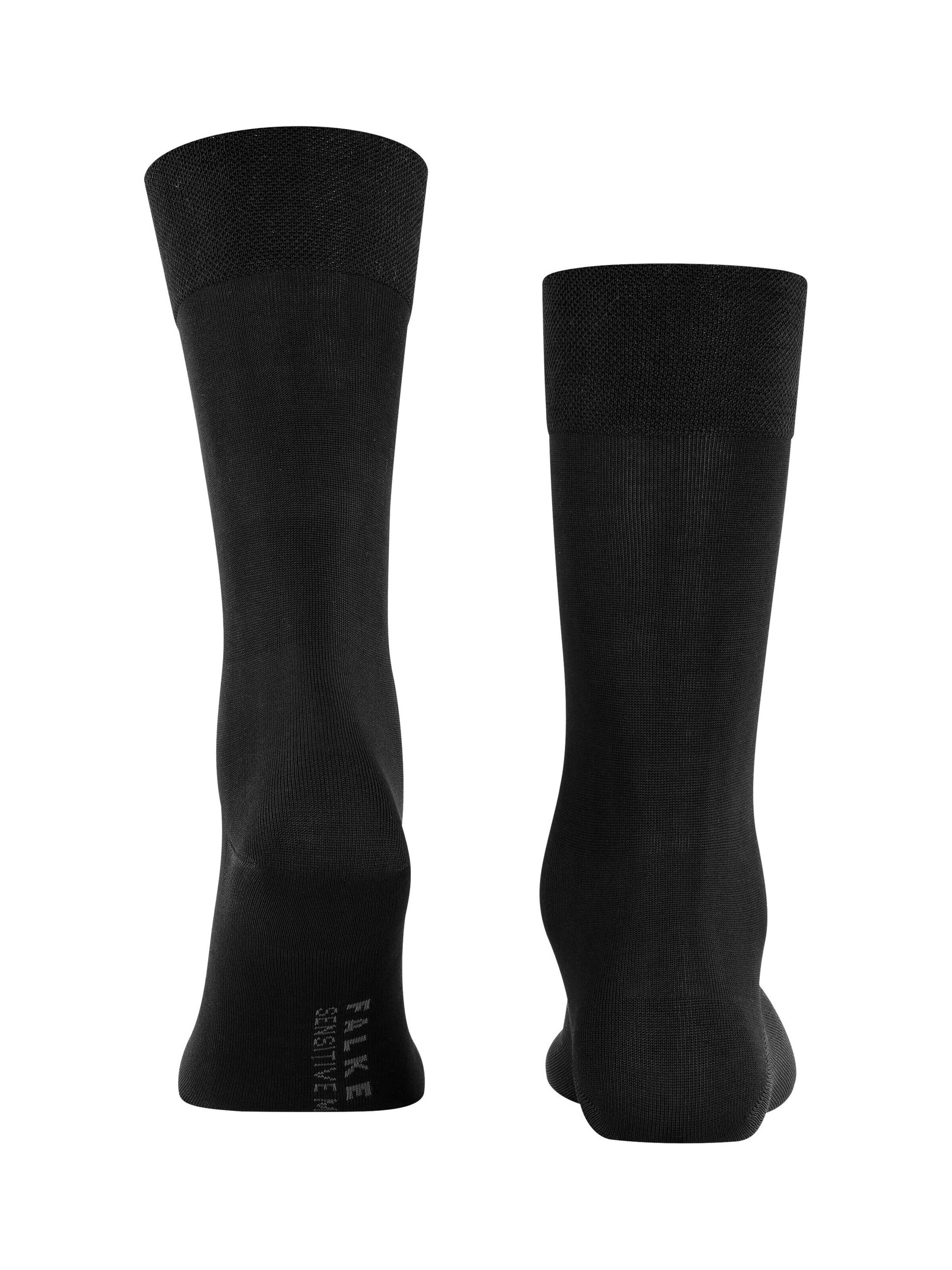 FALKE Socken 'Sensitive Malaga'‌‌‌‌‌‌‌‌‌‌ in Schwarz