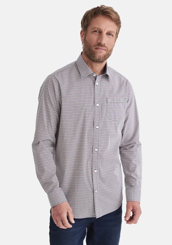 Coupe regular Chemise 'Hugh' Stooker Men en bleu : devant
