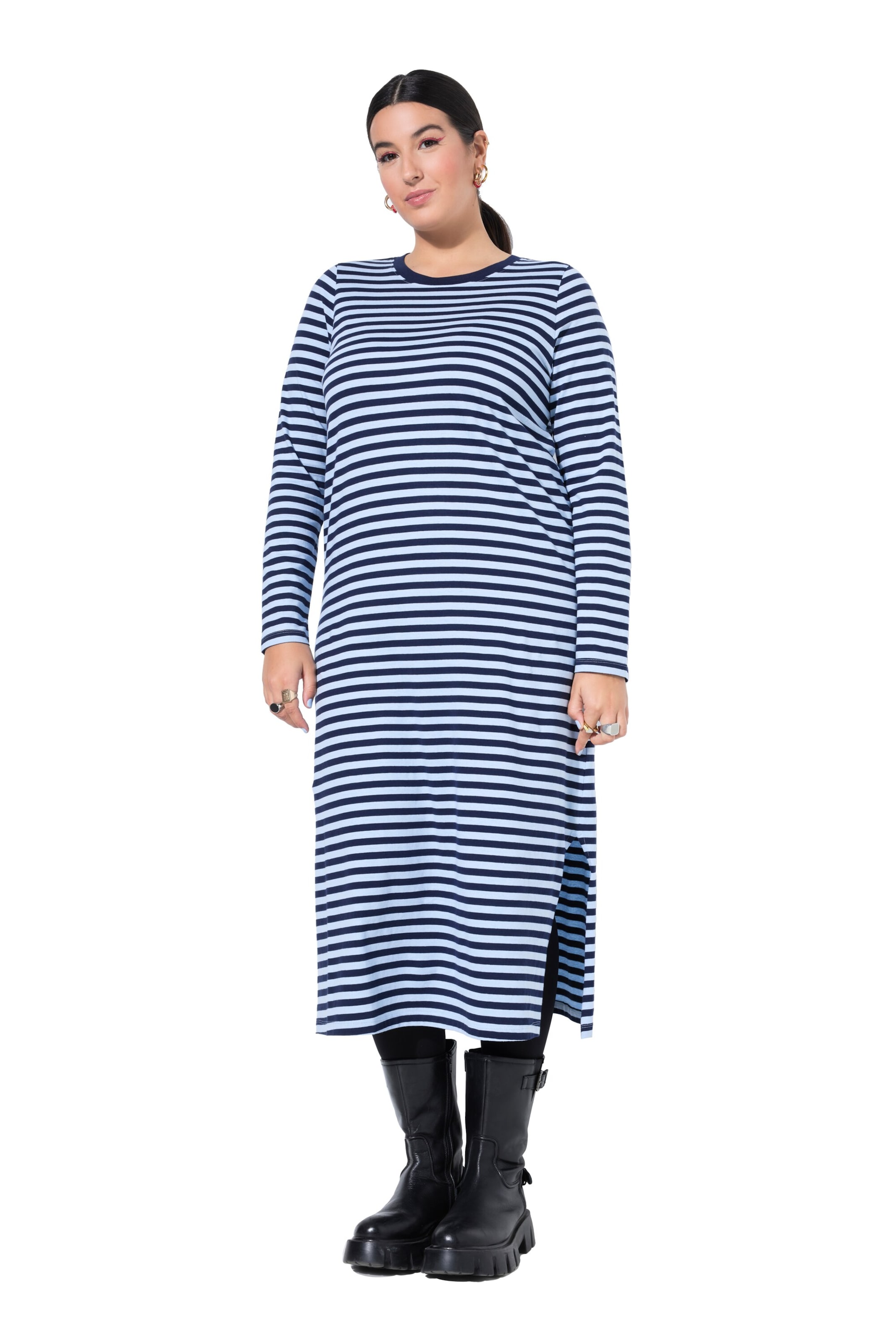 Studio Untold Jurk in Blauw: voorkant