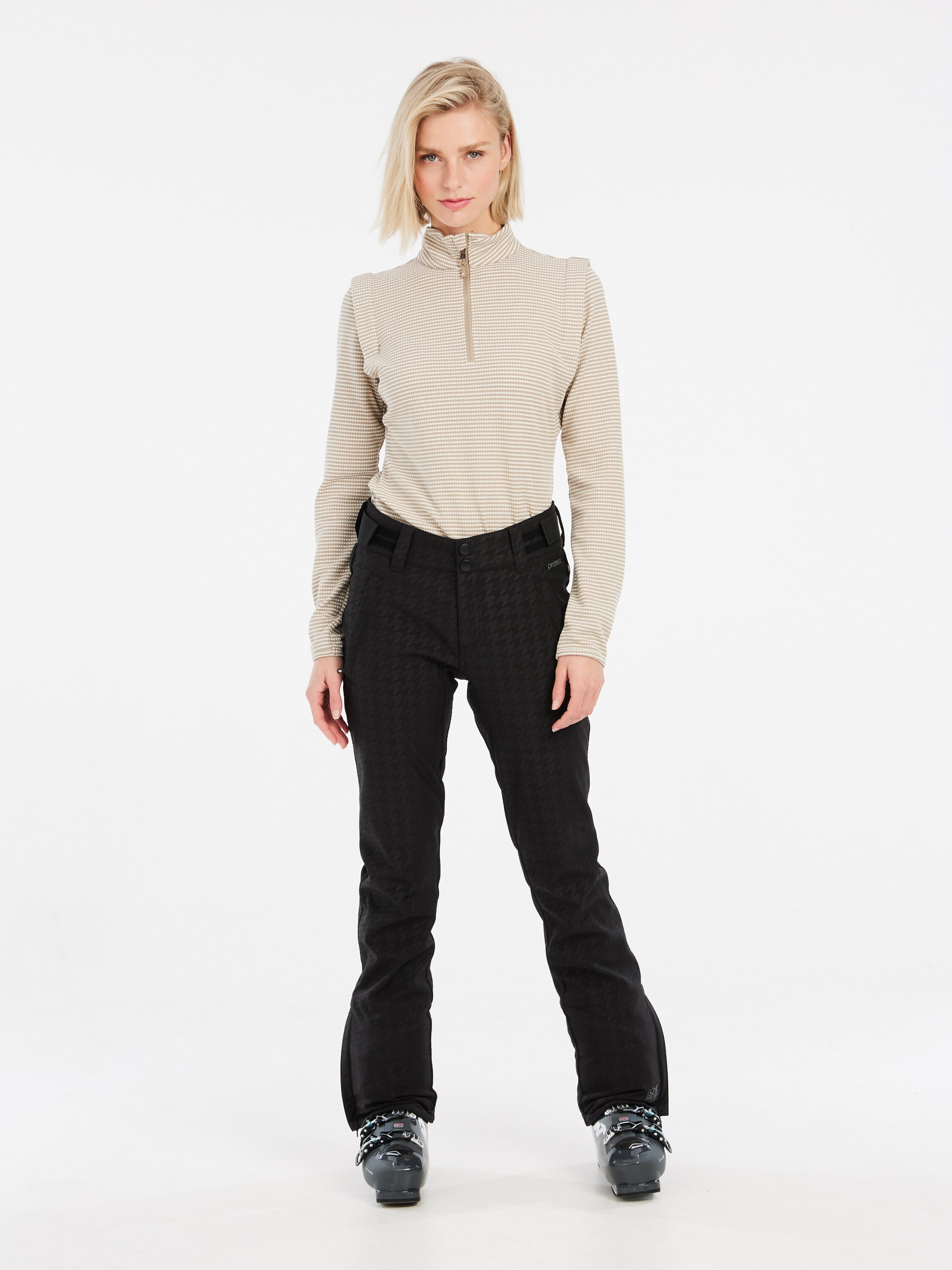 PROTEST Slim fit Workout Pants 'PRTANGLE24' in Black: front