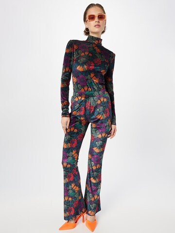 Colourful Rebel Flared Pants 'Jolie' in Mixed colors