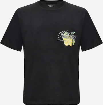 Maglietta 'JORSUMMER' di JACK & JONES in nero: frontale