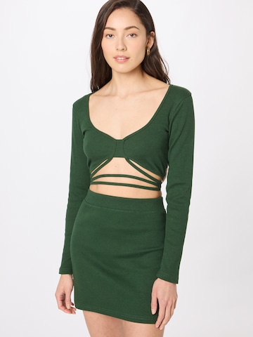 Nasty Gal Suit in Green: front