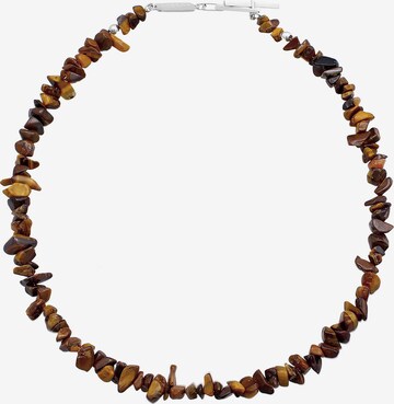 KUZZOI Necklace in Brown: front