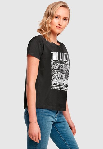 Merchcode Shirt 'Thin Lizzy - New Victoria Theatre' in Black