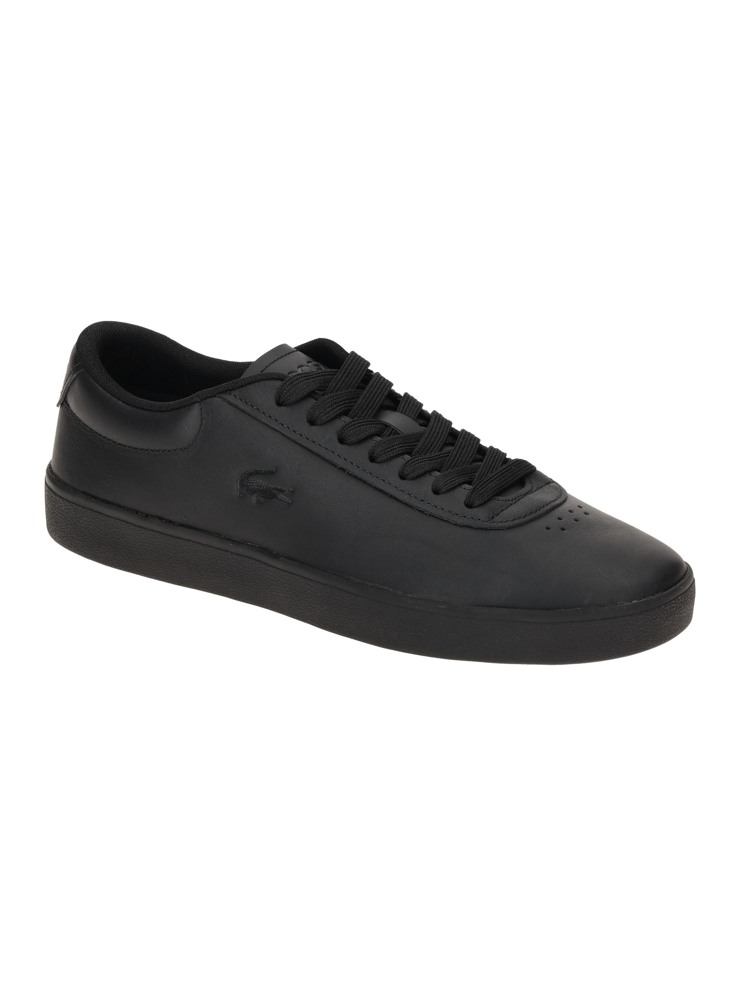 LACOSTE Lace-Up Shoes in Black: front