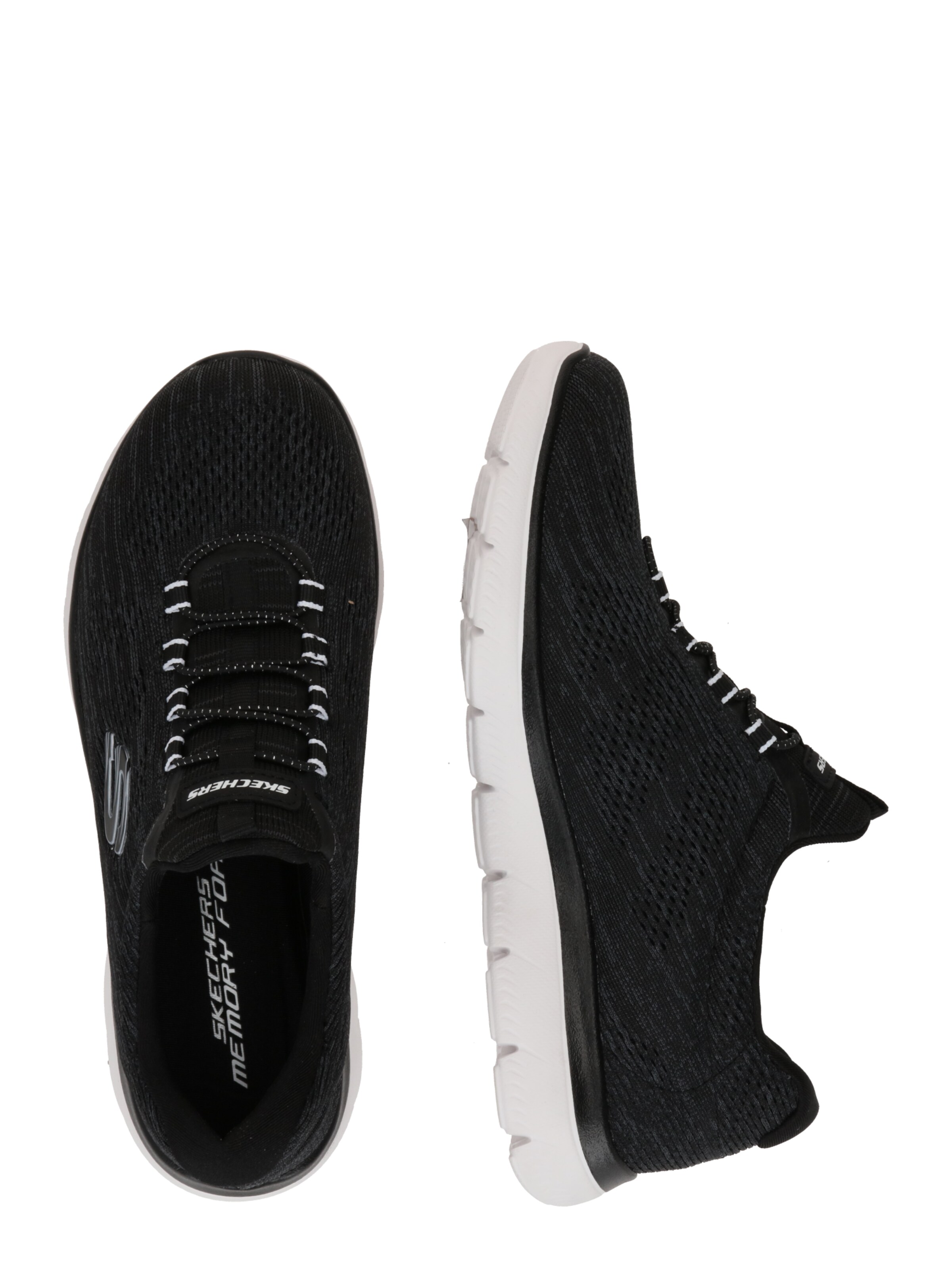 Sneaker low de la SKECHERS pe negru