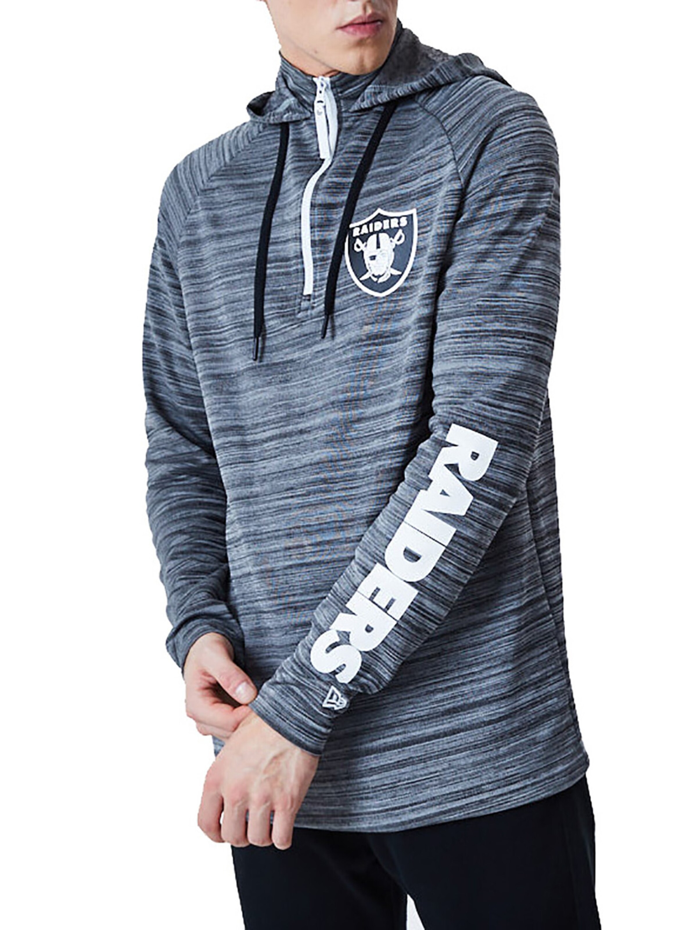 NEW ERA Athletic Sweatshirt 'Las Vegas Raiders' in Grey