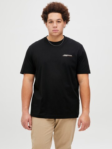 Jack & Jones Plus T-shirt 'JORIslington' i svart: framsida