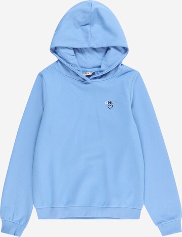 KIDS ONLY Sweatshirt 'Noomi' in Blau: predná strana