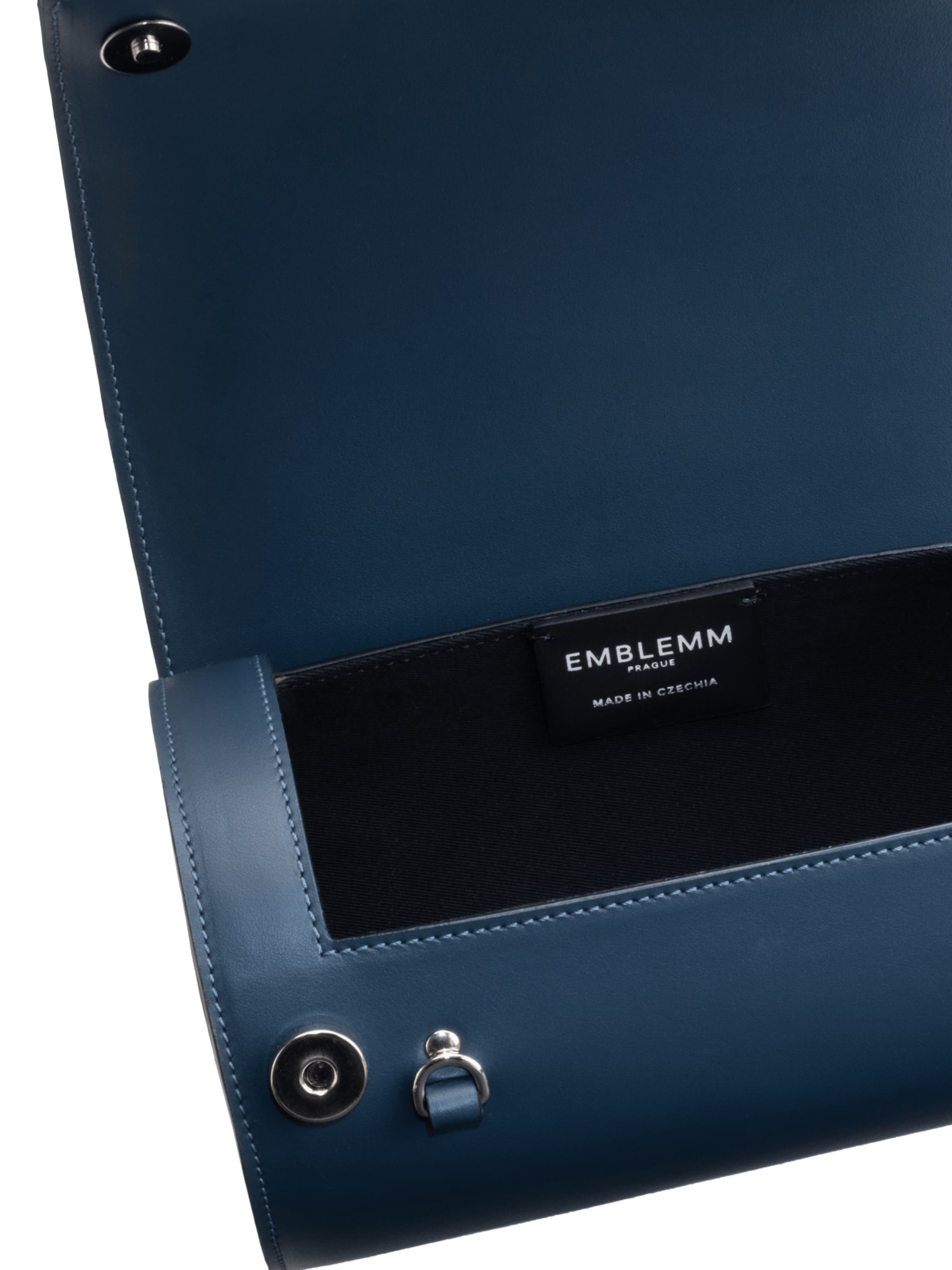 EMBLEMM Schoudertas 'Up My Sleeve Bag' in Blauw