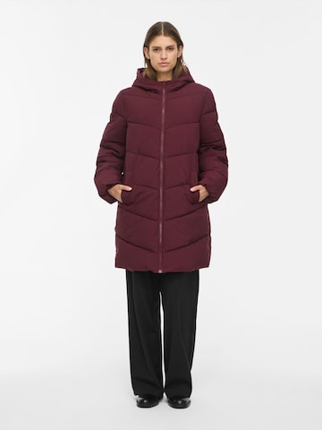VILA Winter coat 'VILAVENDER' in Red: front