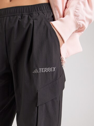Loosefit Pantaloni per outdoor 'Xploric' di ADIDAS TERREX in nero