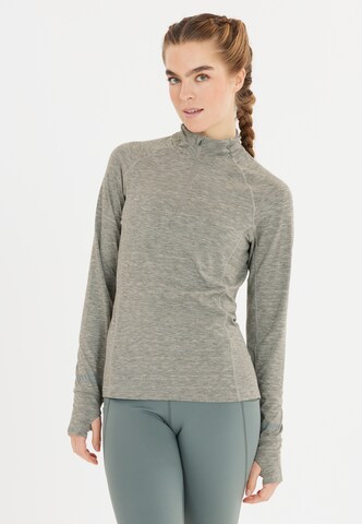 ENDURANCE Functioneel shirt 'CANNA V2' in Grijs: voorkant