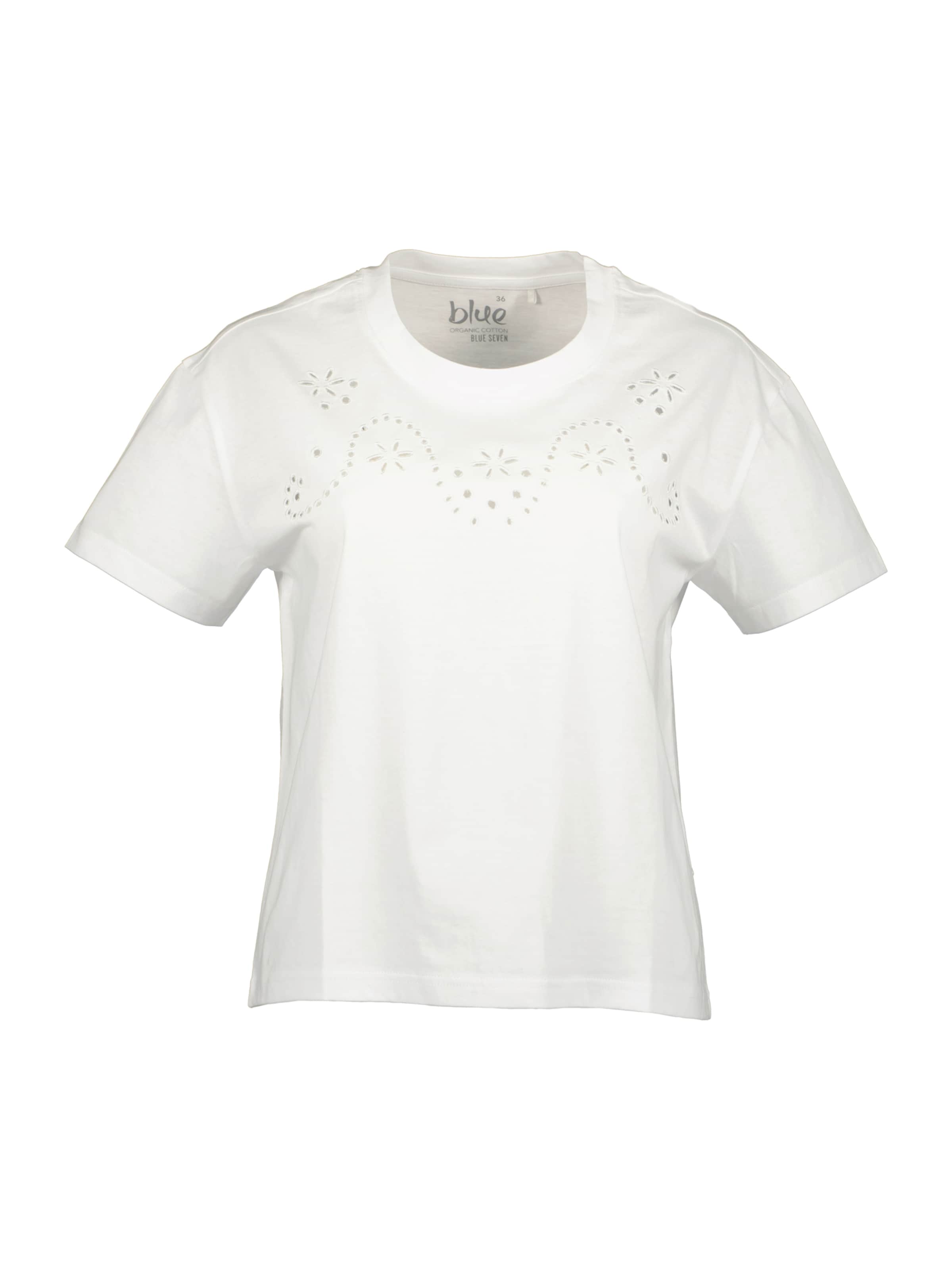 T-shirt BLUE SEVEN en blanc : devant
