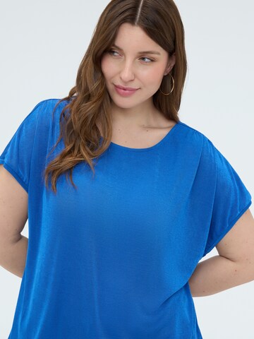 T-shirt Fiorella Rubino en bleu